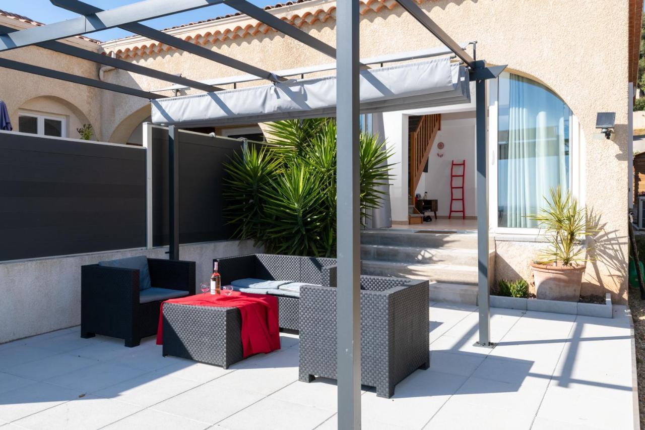 Face A La Mer Superbe Villa Terrasse Barbecue Le Pradet Carqueiranne Exterior photo